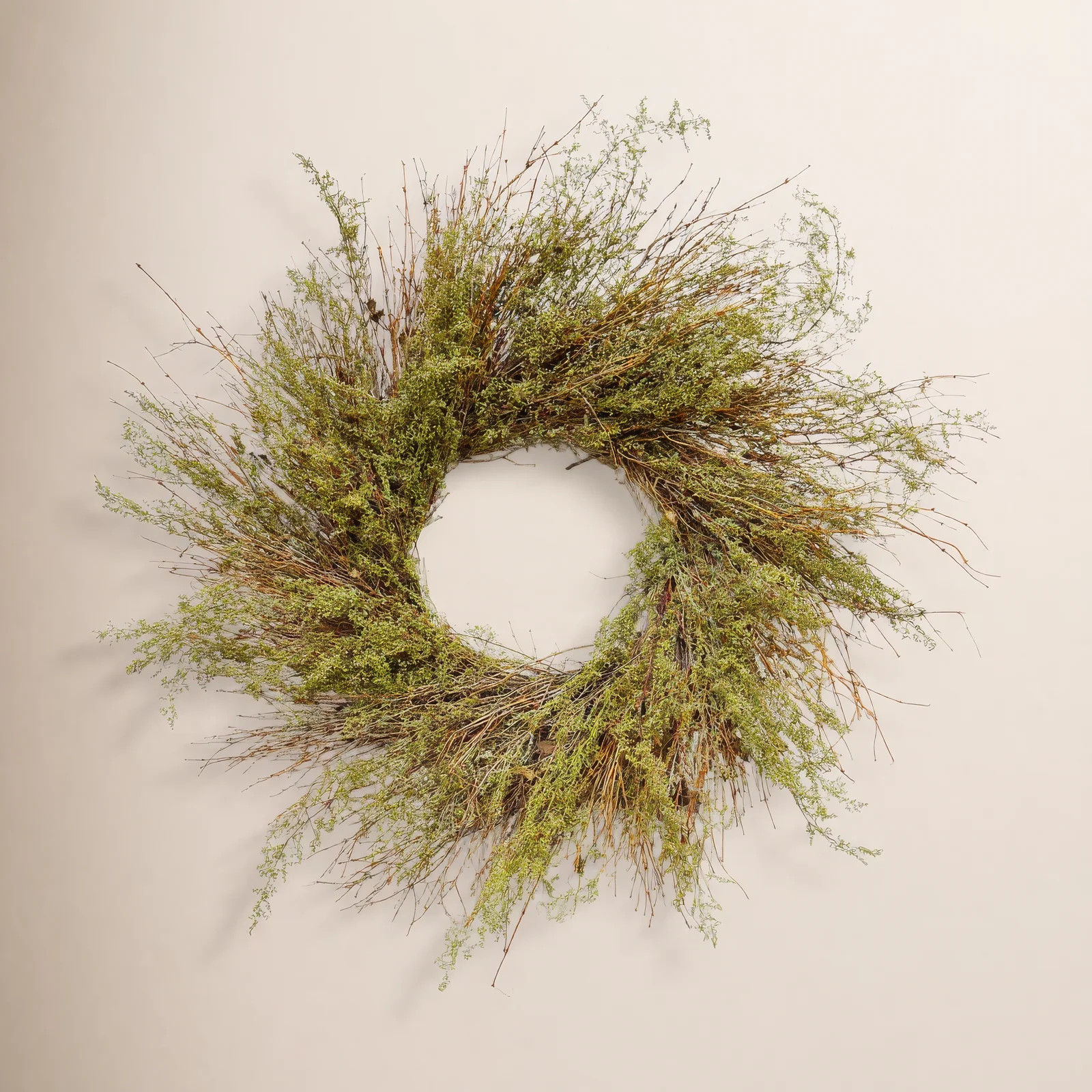Joss & Main Dried Twigs and Sweet Annie Spring Wreath | Joss & Main | Joss & Main