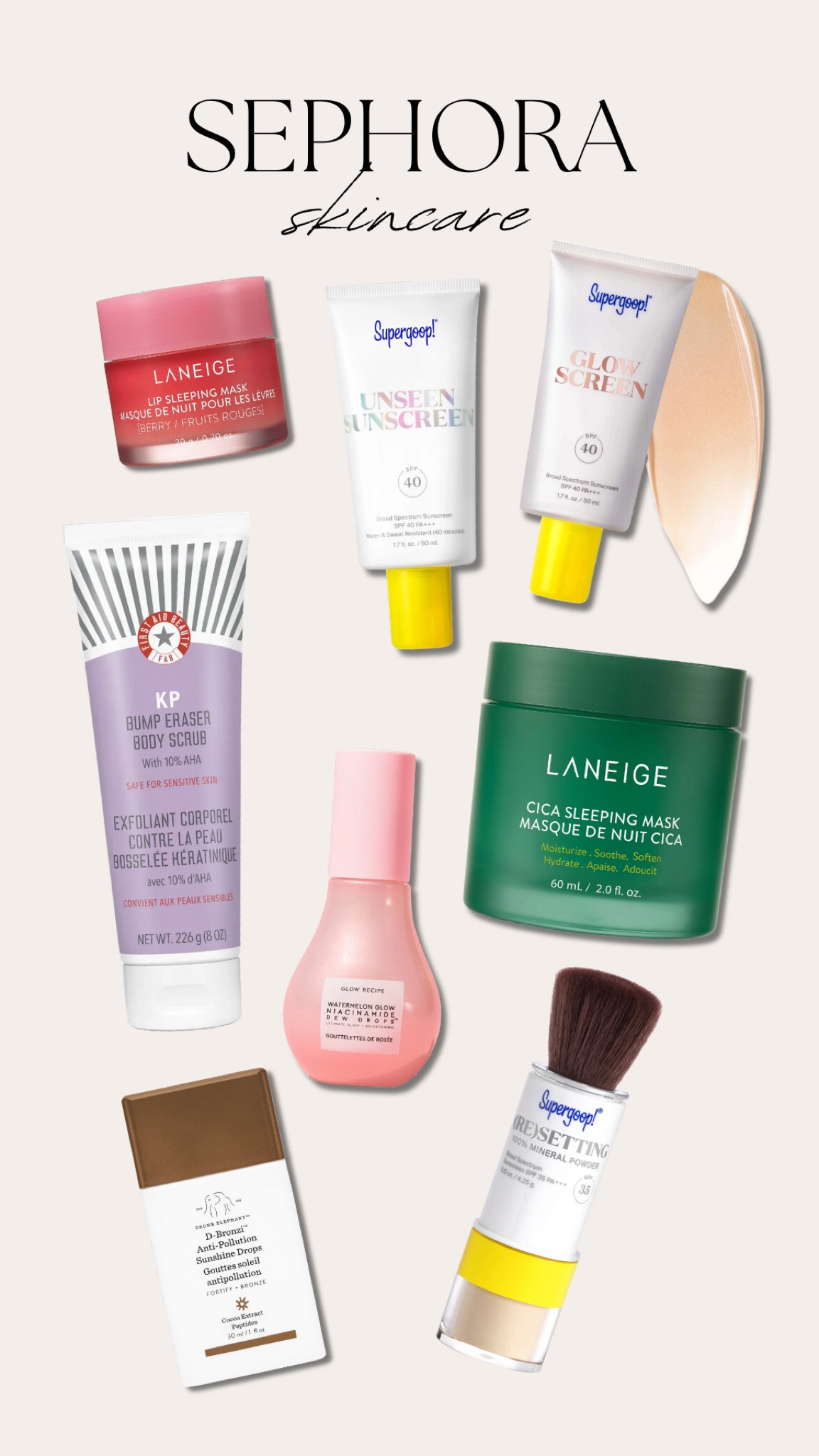 With the Sephora Savings Event in full swing, I figured I’d share my Sephora Skincare Favorites with you! The perfect gift for yourself or a loved one 🎁
Use code: TIMETOSAVE
for 10-20% off depending on your Insider status!

#sephorasavingsevent #sephorasale #beautyinsider #skincarefaves

#LTKHolidaySale #LTKbeauty #LTKsalealert