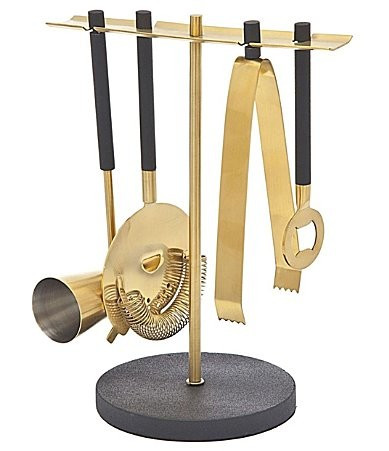 Godinger Encalmo 5-Piece Bar Tool Set | Dillard's
