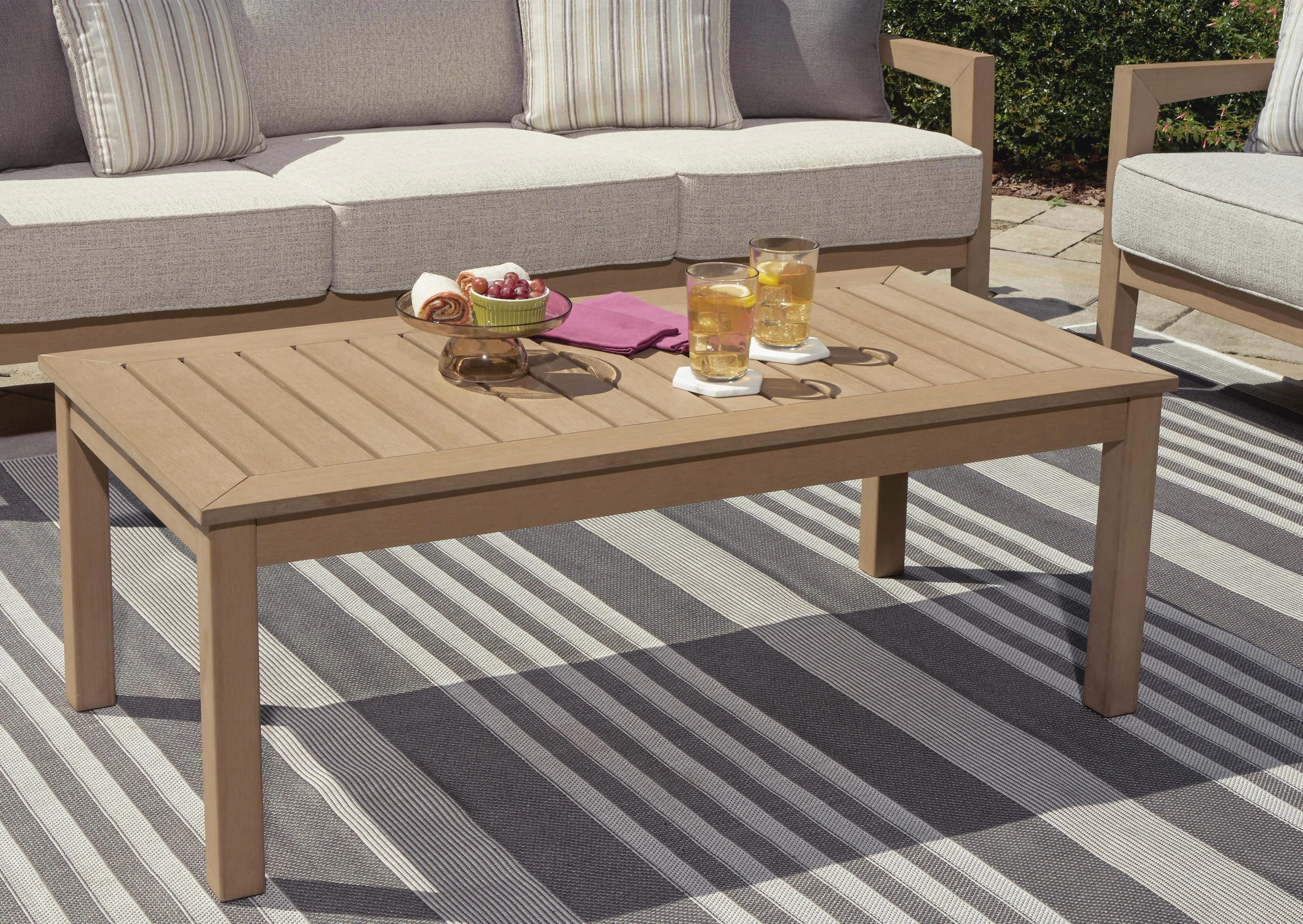 Hallow Creek Outdoor Coffee Table | Ashley | Ashley