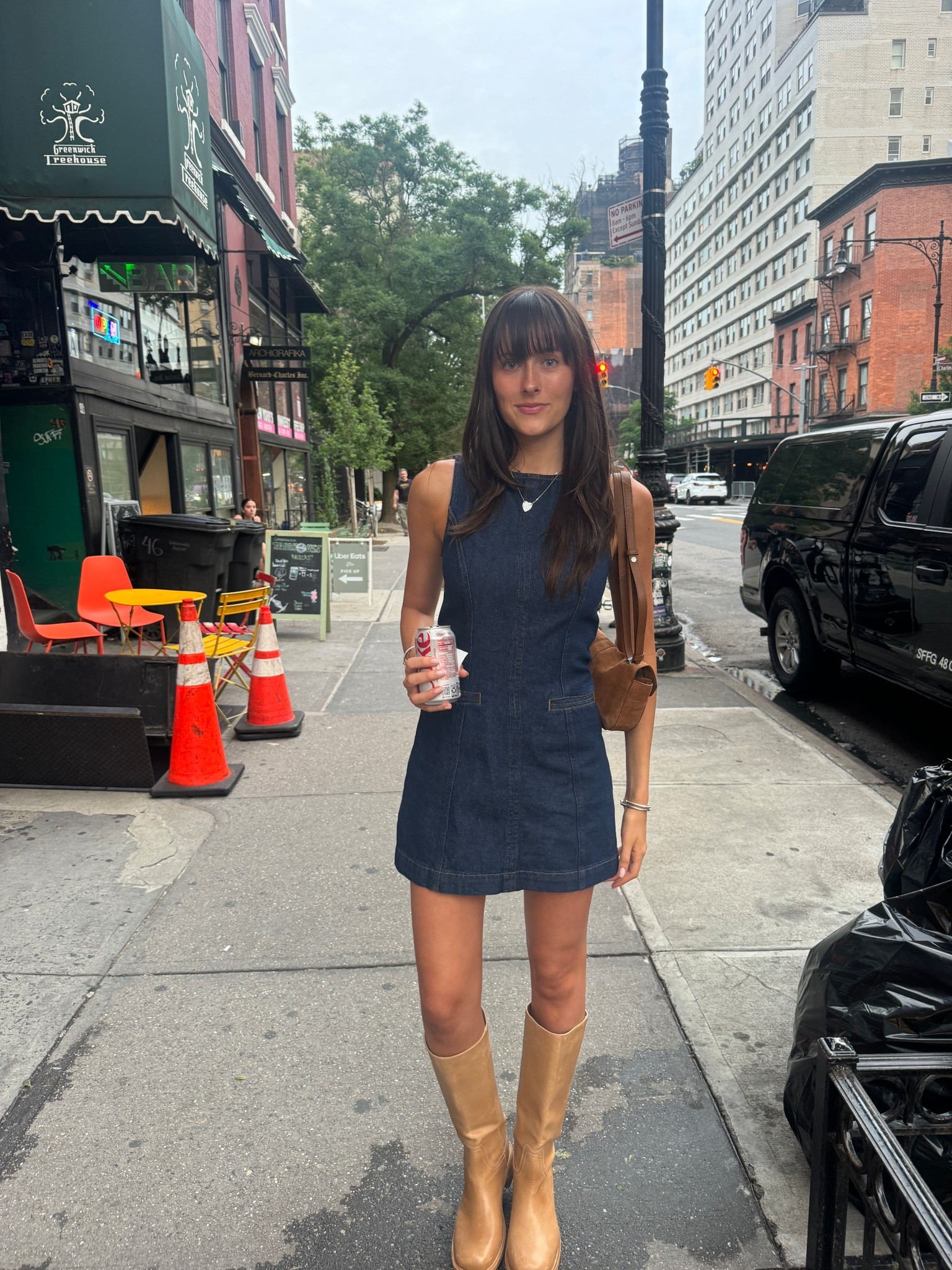 #reformation #stevemadden #denimdress #summerboots #fryeboots #summeroutift #newyork

#LTKSeasonal