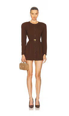 Rowen Rose Mini Cardigan in Brown from Revolve.com | Revolve Clothing (Global)