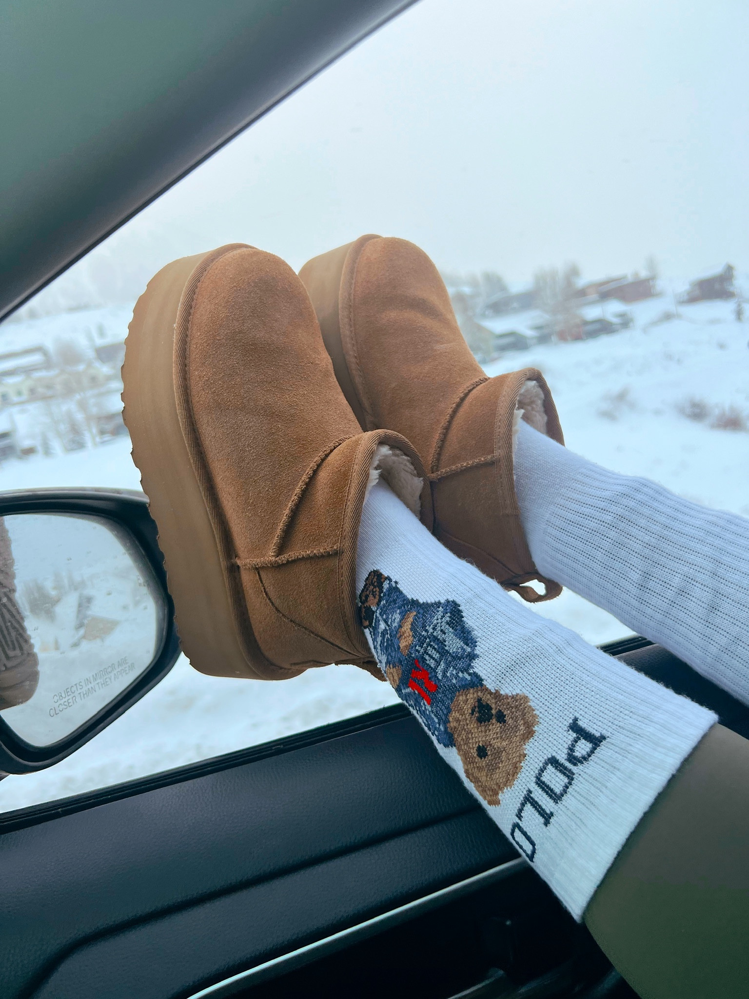 Ugg deals fur socks