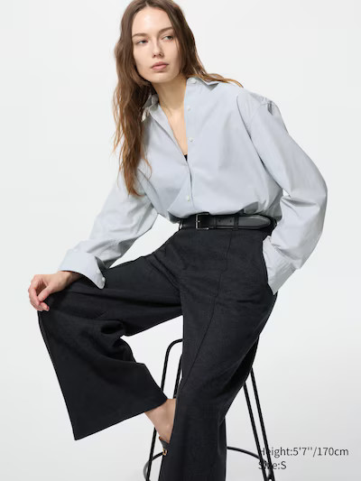 Brushed Jersey Wide Pants | UNIQLO (US)
