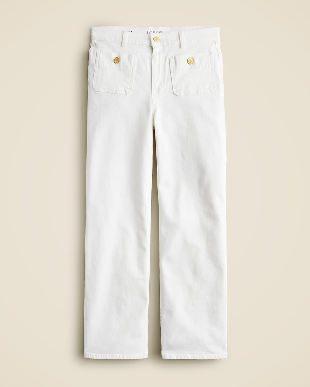 Tall Sailor slim wide-leg jean in white | J. Crew US