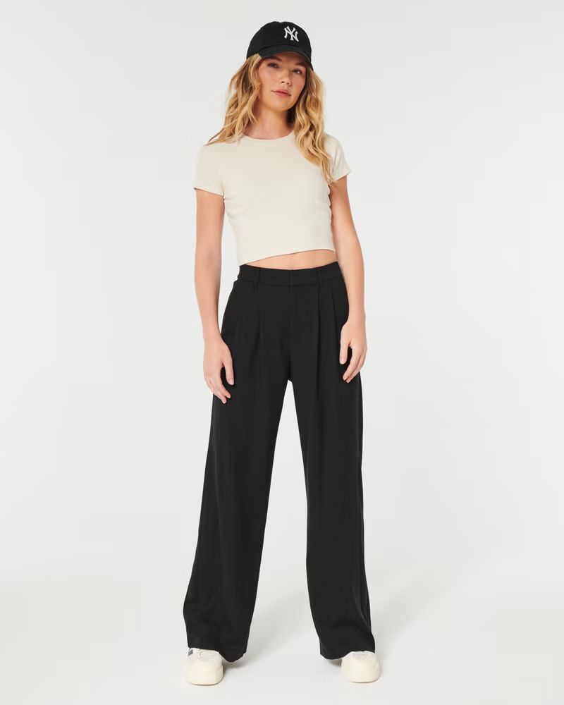 Hollister Livvy Wide-Leg Pants | Hollister (US)