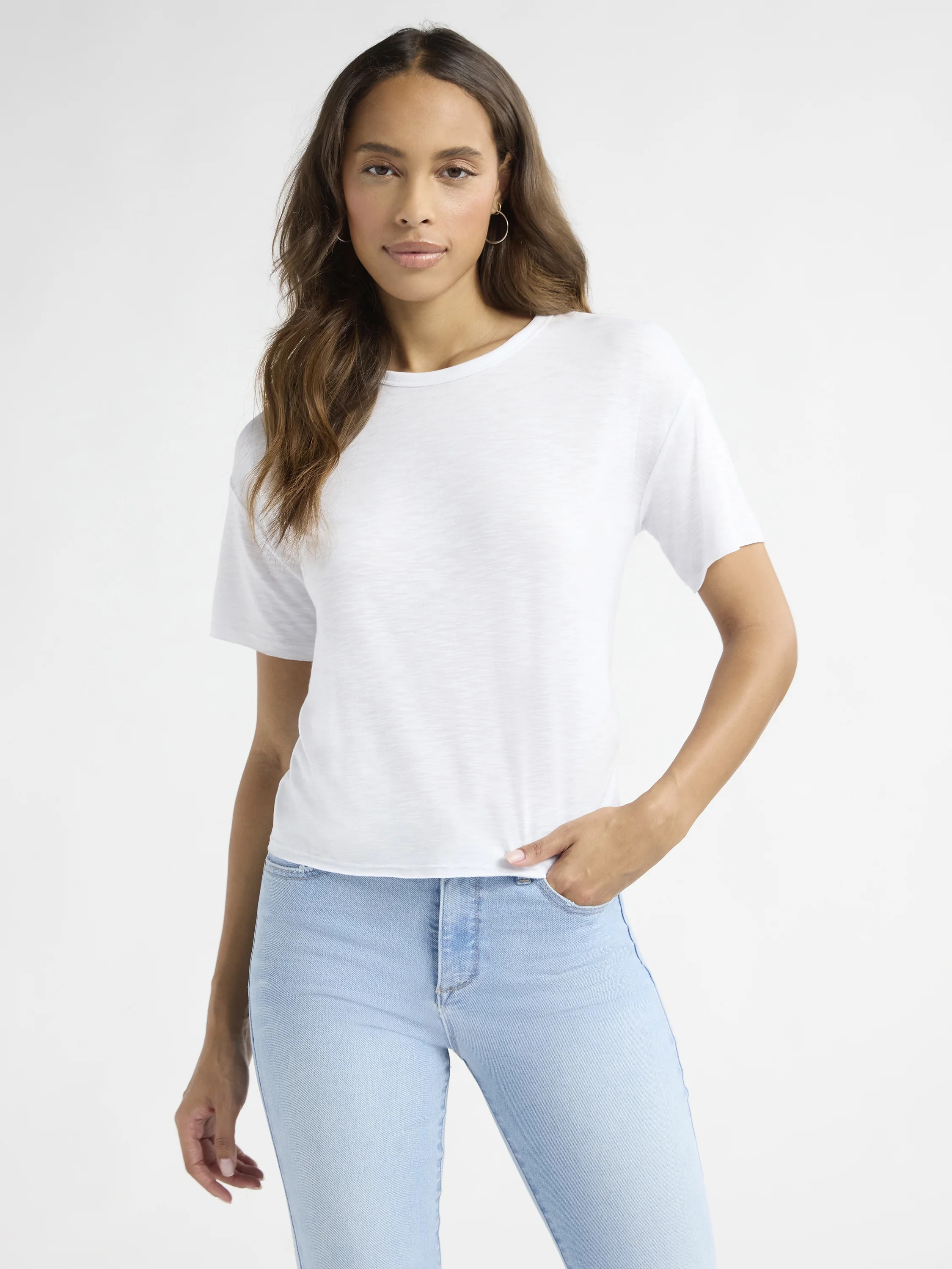 Sofia Jeans Women’s Sofia Tee, Sizes XS-XXXL | Walmart (US)