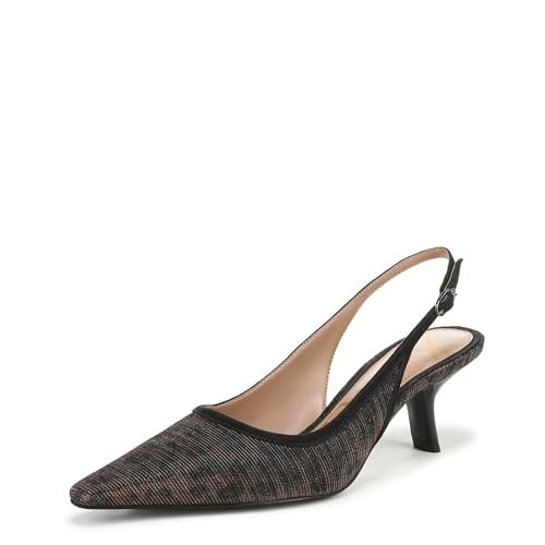 Sam Edelman Women's Bianka Sling Pump Gilded Brown Leopard Glitz | Amazon (US)