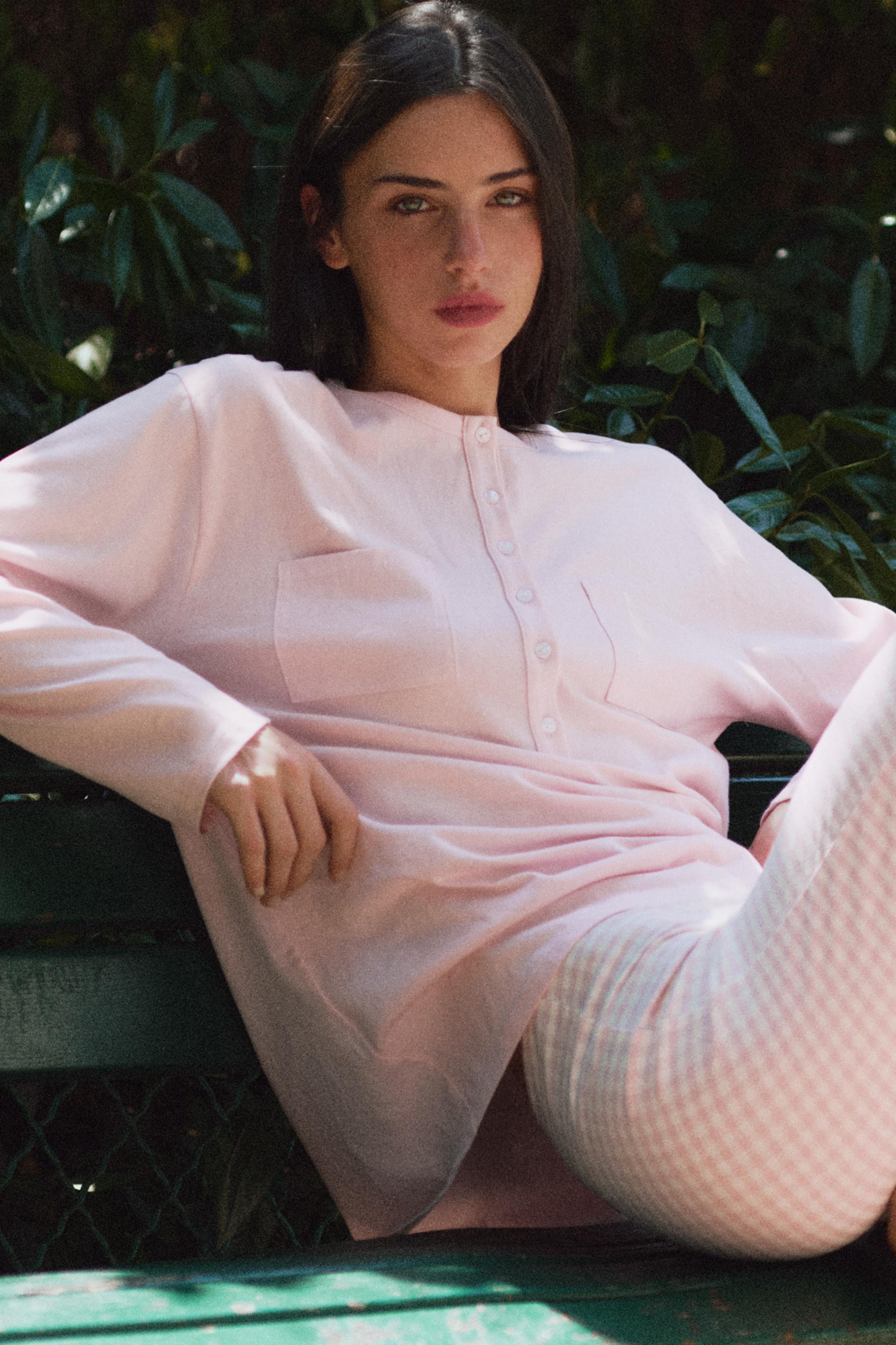 GINGHAM CHECK CAPRIS | Zara UK