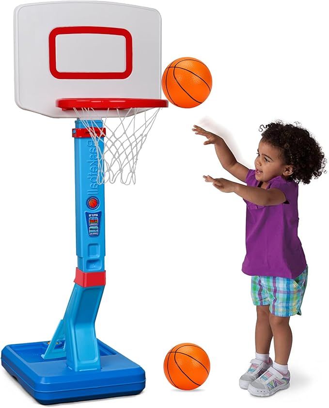 Toddler Basketball Hoop Indoor Mini Adjustable Poolside Basketball Goal with Ball Pump for Boys G... | Amazon (US)
