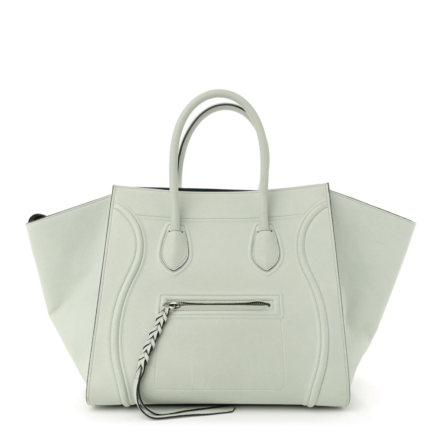Celine Baby Grained Calfskin Medium Phantom Luggage Jade 1725613 | FASHIONPHILE (US)