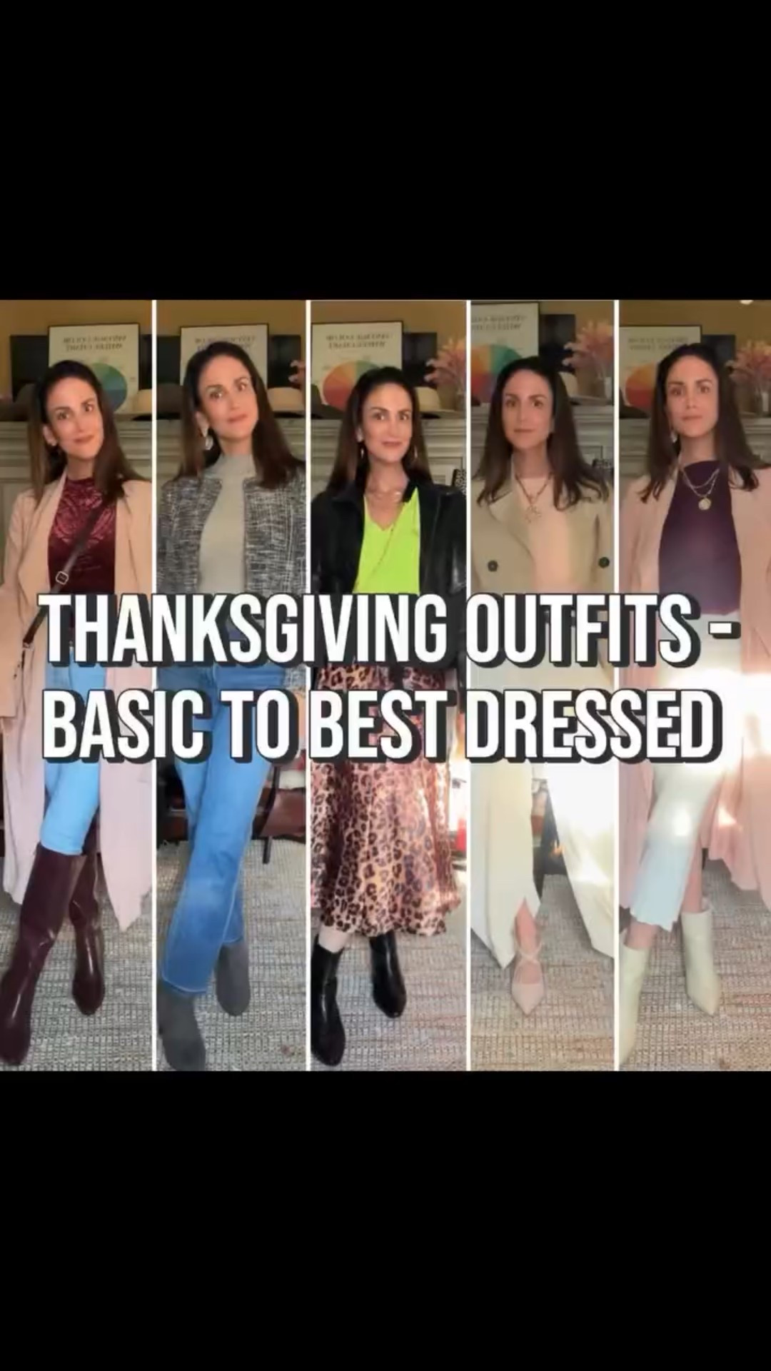 Basic to Best Dressed! 💃🏻

Thanksgiving outfits you’ll want to wear again. 



Thanksgiving | thanksgiving outfit | Thanksgiving outfit idea | fall fashion | fall outfit | outfit inspo | styling | fall look | styling vs wearing | woman’s fashion 

#thanksgiving #thanksgivingoutfit #thanksgivingoutfits #thanksgivingoutfitideas #holidaylook #holidaylooks #fallfashion #falloutfit #falloutfitideas #falllook #affordablefashion #stylingvswearing #momfashion #easyoutfit #fashionreels

#LTKHoliday #LTKootd #LTKOver40