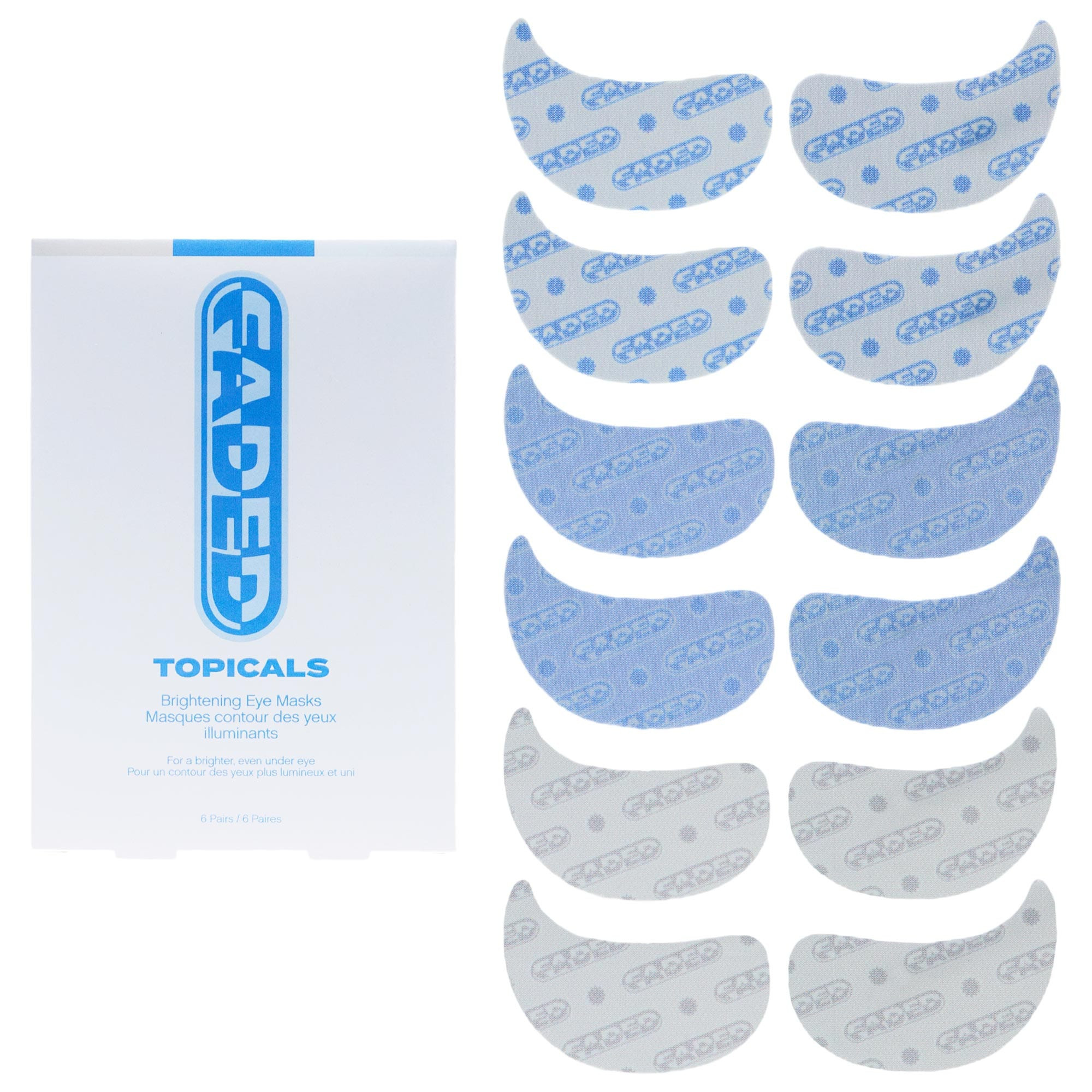 Topicals Faded Under Eye Brightening & Clearing Eye Masks Faded Eye Icy - 6 pairs/pack | Sephora (US)