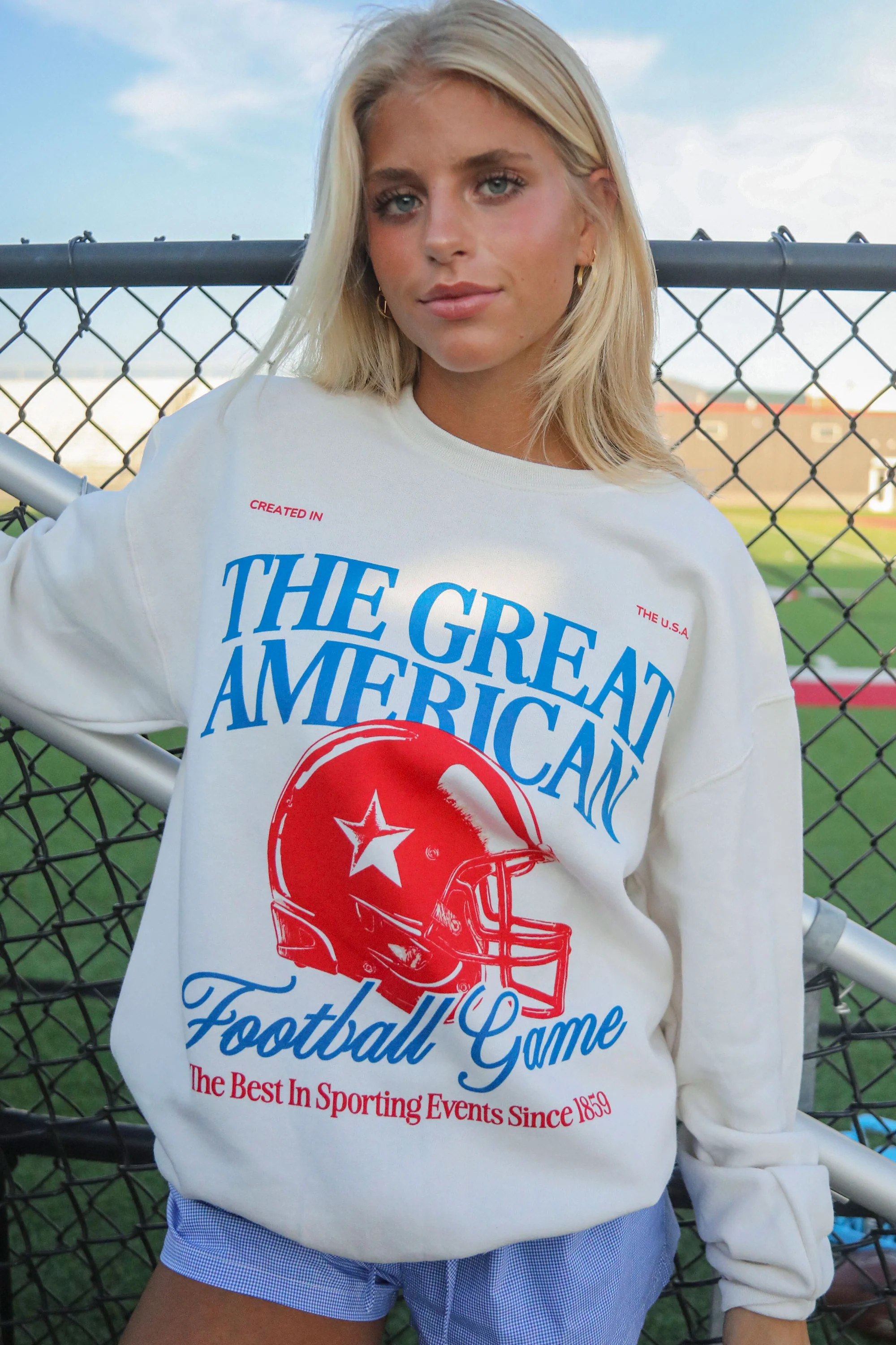 charlie southern: great american football game sweatshirt | RIFFRAFF