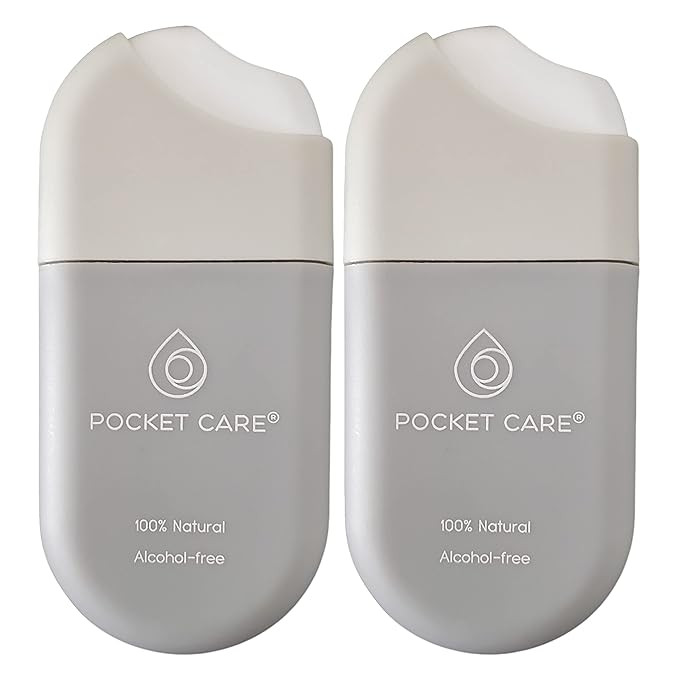 POCKET CARE | 2 Pack Verbena Scented Hand sanitizer Spray 15 ml - Spray for Hands | Organic Moist... | Amazon (US)