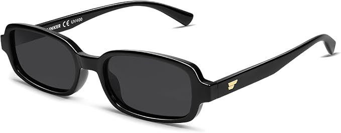 VANLINKER Retro Rectangle Polarized Sunglasses for Women Men Small 90s Style Vintage Trendy Narro... | Amazon (US)