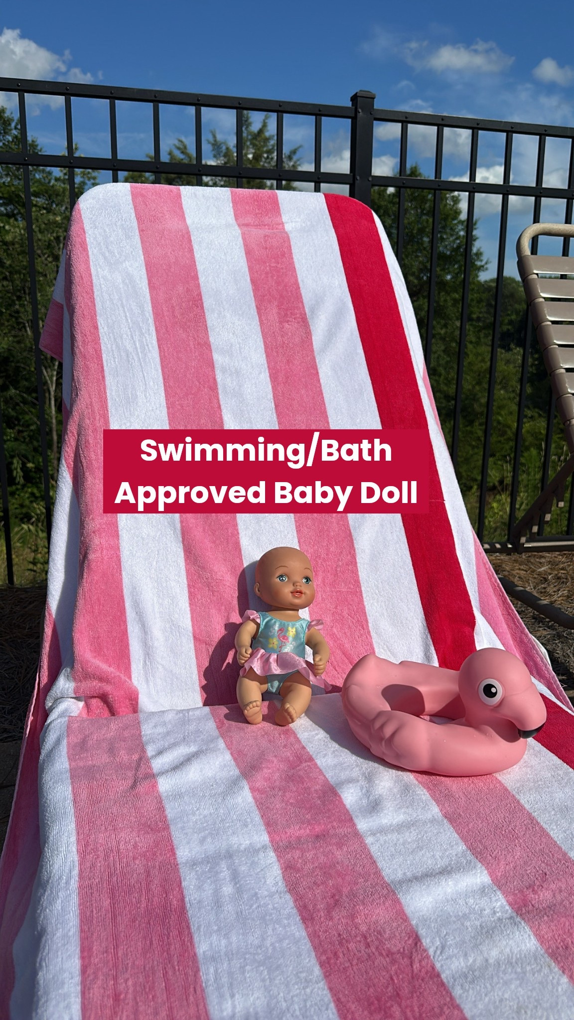 If you have a kid who loves babies as much as my 2 year old then you need to get them this baby doll that can go in the water, bath, pool, etc with them! 😍

she also comes with a cutie flamingo float 🦩

#LTKGiftGuide #LTKKids