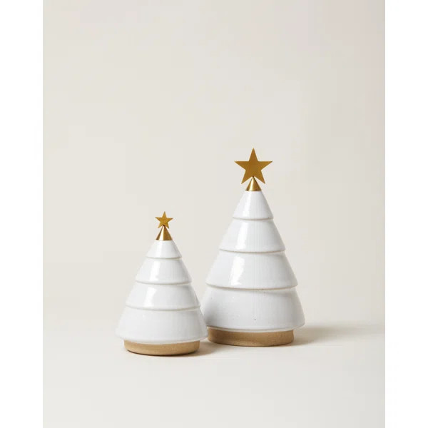 Petite 2 Piece Petite Star Tree Topper Set | Wayfair North America