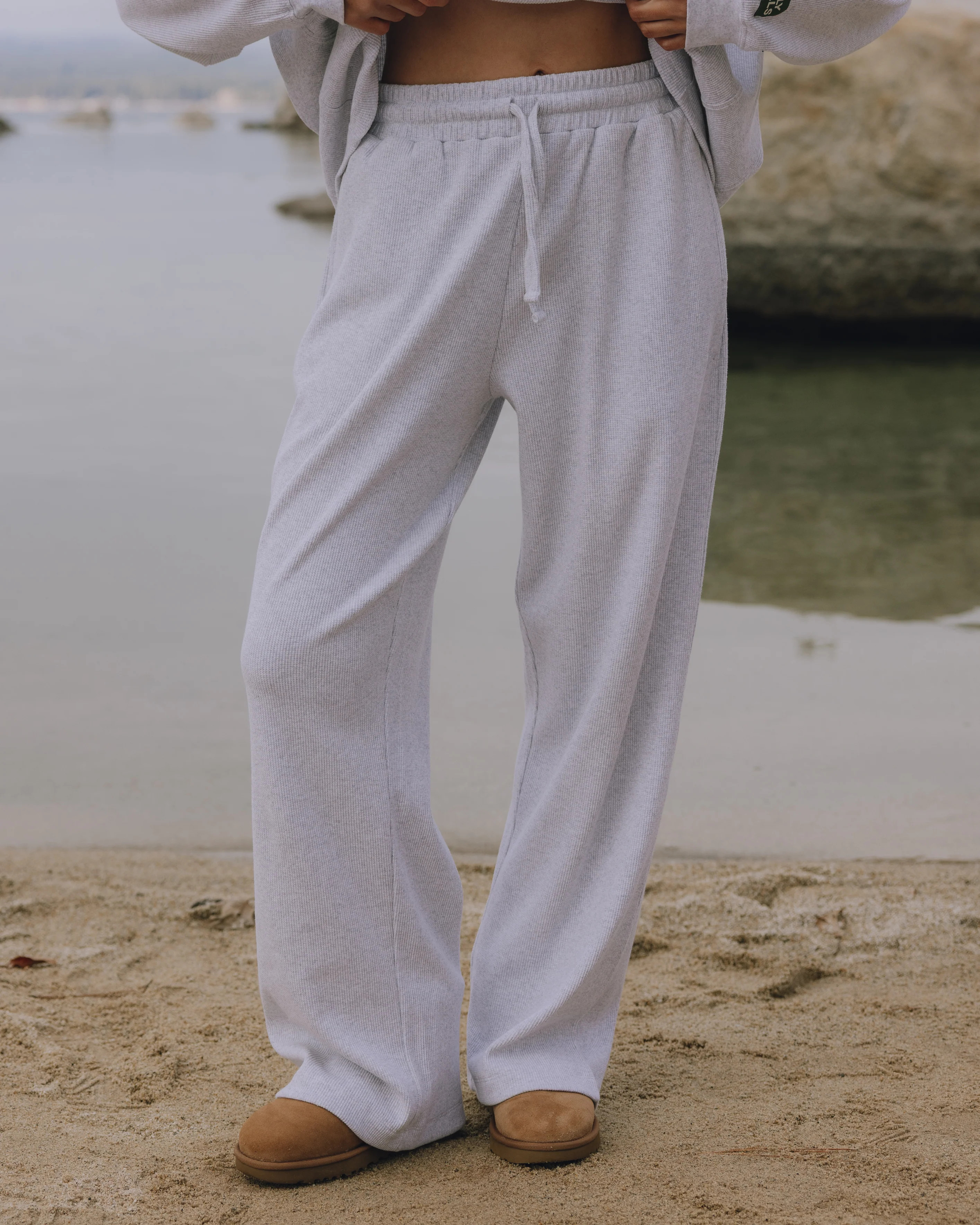 Thermal Resort Pants - Light Grey | Daily Drills LLC