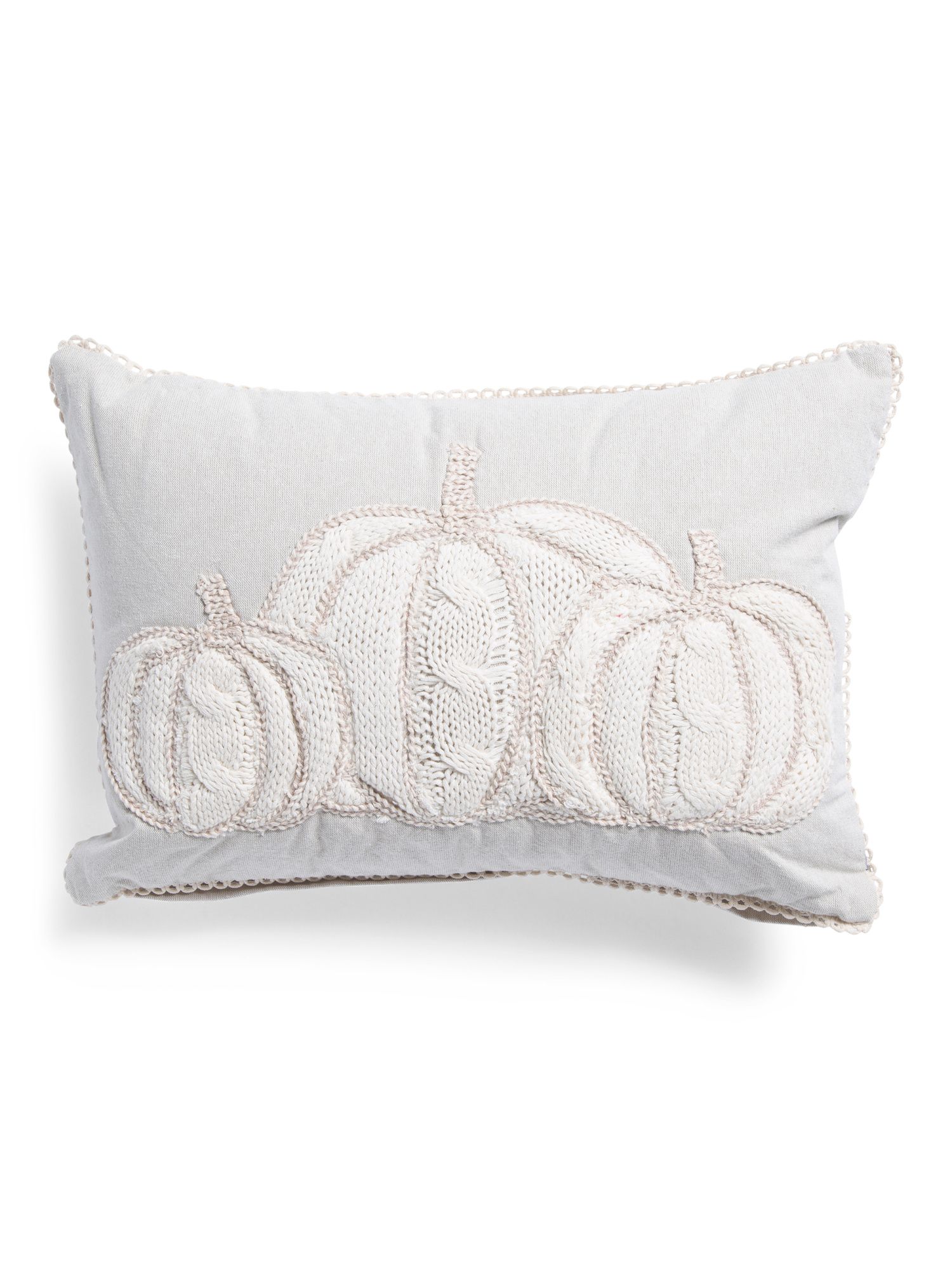 14x20 3 Knit Pumpkins Pillow | TJ Maxx