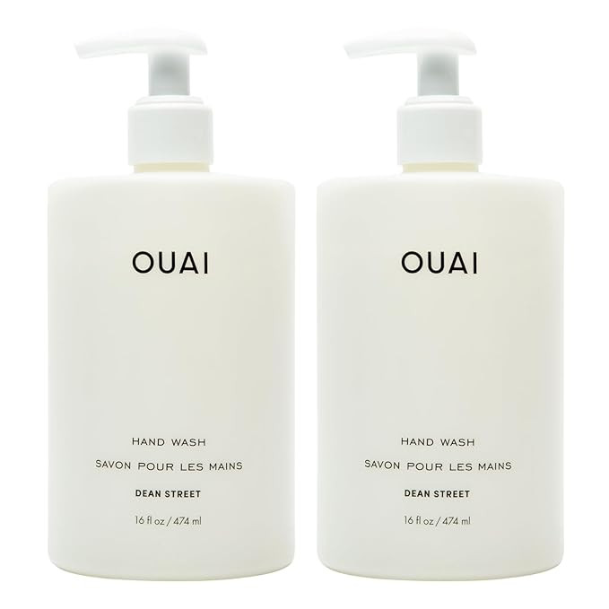 OUAI Hand Wash Full Size, Dean Street - Liquid Hand Soap with Jojoba, Avocado, & Rose Hip Oil for... | Amazon (US)