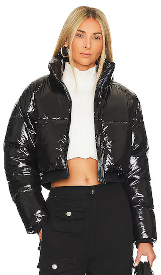 Vegan Leather Puffer in Cold Lover | Revolve Clothing (Global)