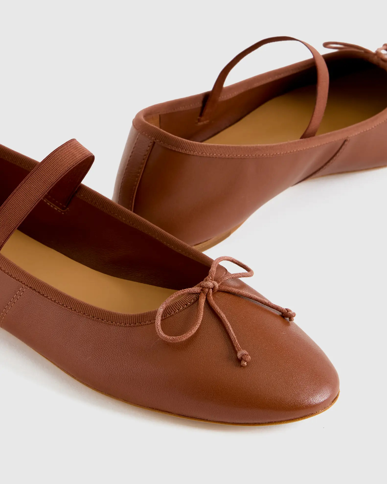 Italian Leather Mary-Jane Ballet Flat | Quince