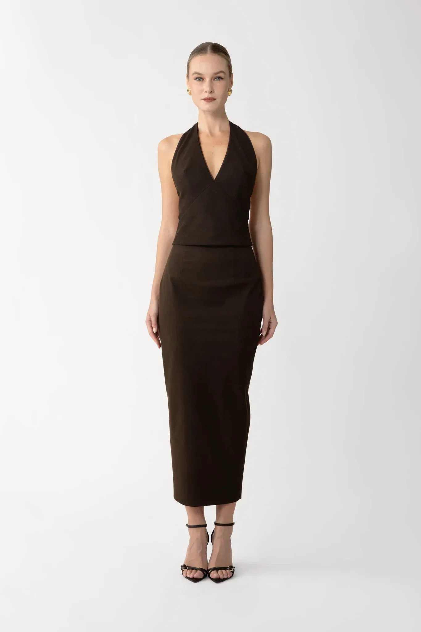 Nomi Suede Skirt | Sau Lee