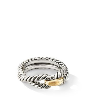 David Yurman Cable Loop Ring with 18K Gold  | Bloomingdale's David Yurman Shop All | Bloomingdale's (US)