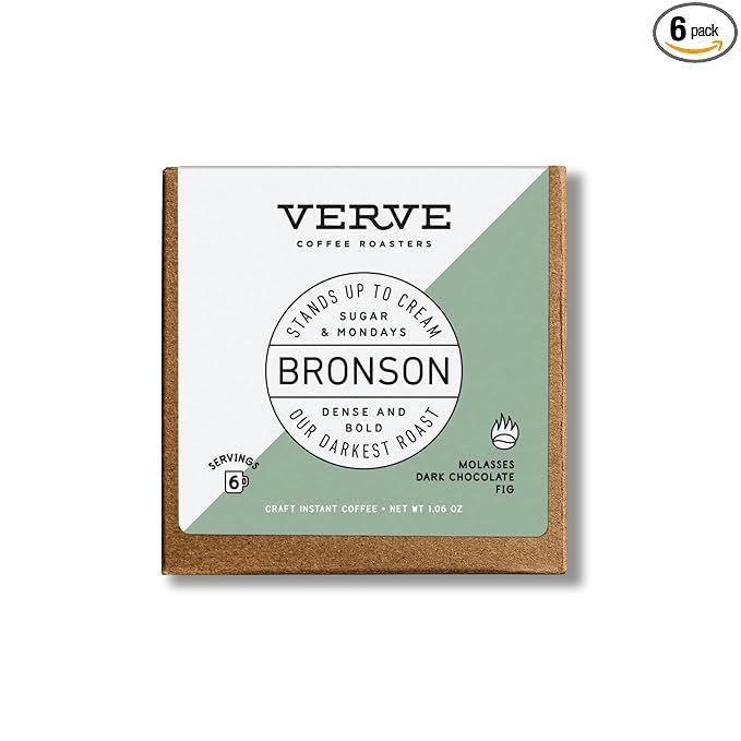 Verve Coffee Roasters Craft Instant Coffee Bronson Blend | French Dark Roast, Ground, Hand-Roaste... | Amazon (US)