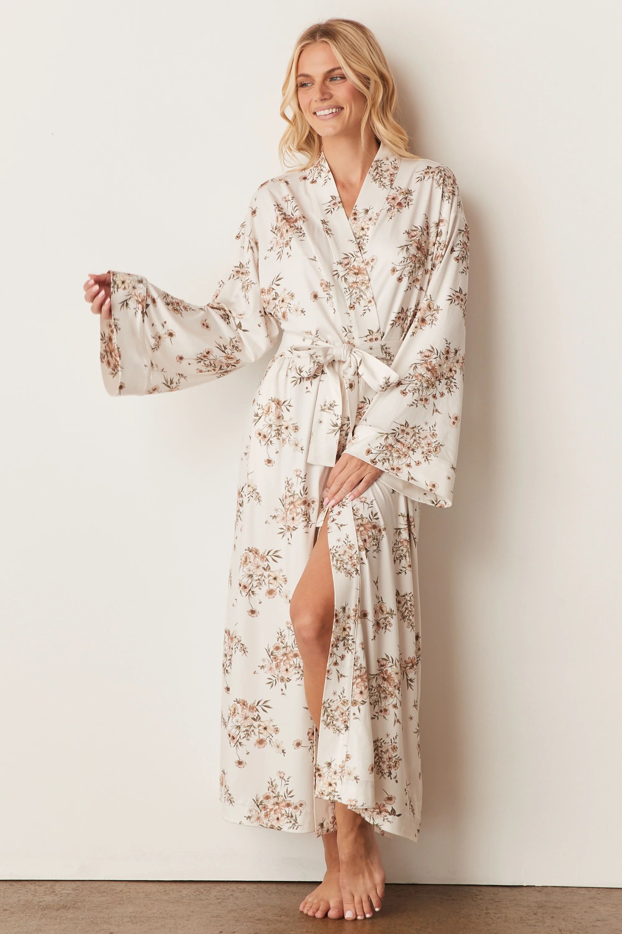 KAIA KIMONO ROBE | WILDFLOWER | MASONgrey