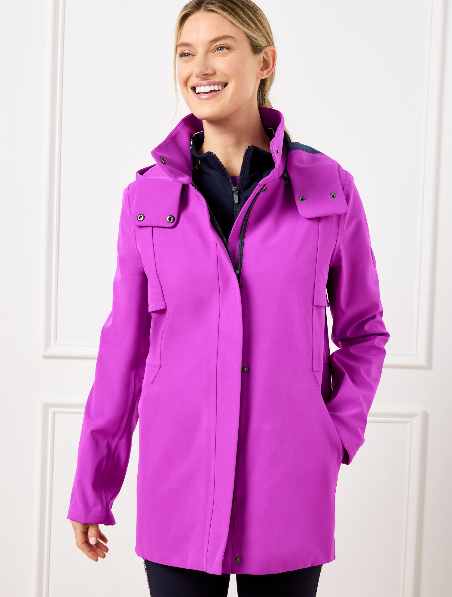 Hooded Water-Resistant Jacket | Talbots