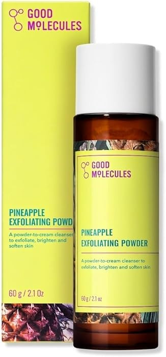 Good Molecules Pineapple Exfoliating Powder - Exfoliating Face Scrub with Natural Enzymes, Gentle... | Amazon (US)