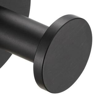 2 Pack Bath Accessory Knob Robe/Towel Hook Clothes Hooks in Matte Black | The Home Depot