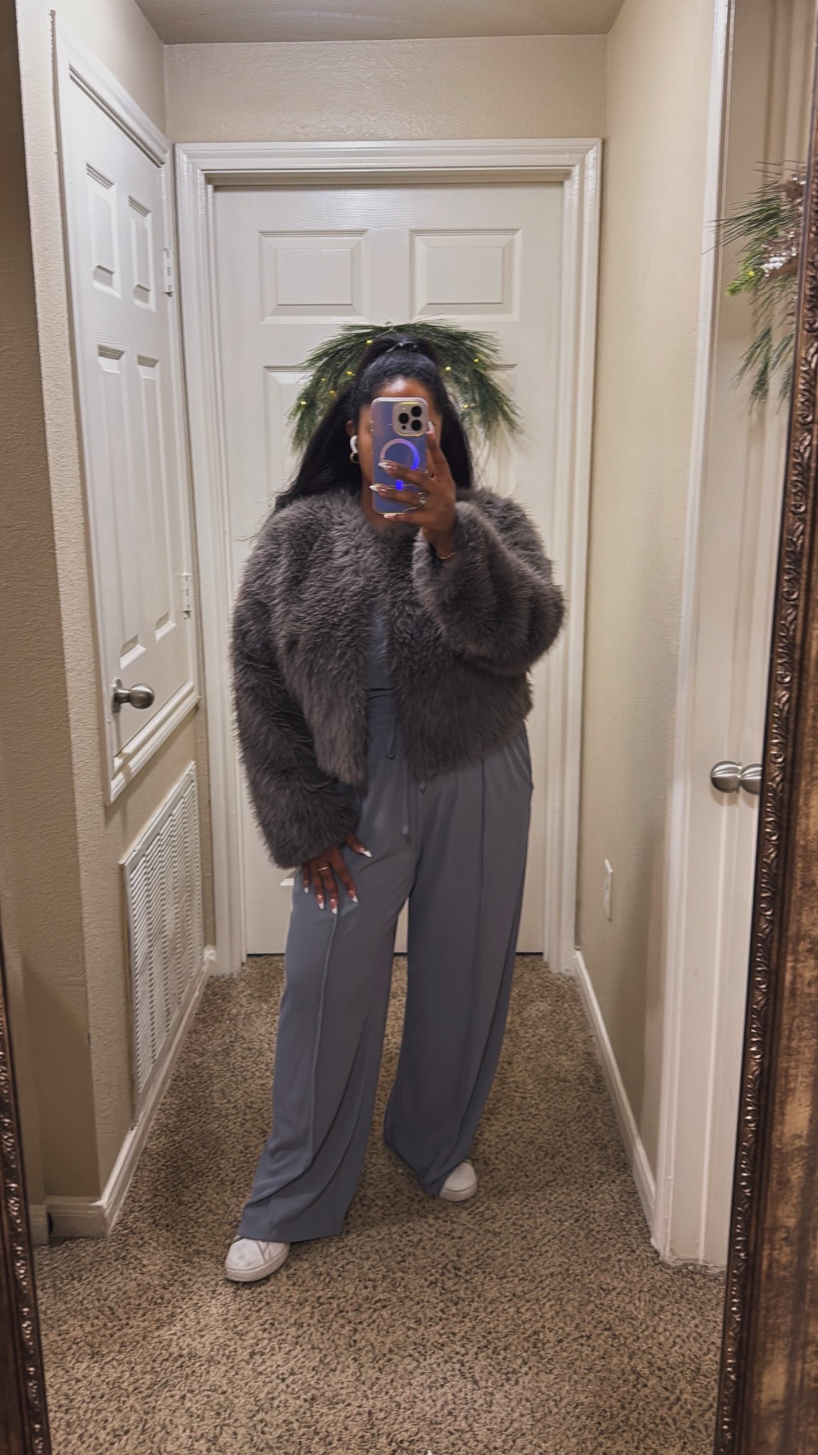 I’m obsessed with this faux fur jacket from Old Navy. I’m wearing a size large, I probably should’ve gone up to an XL for a little more room.

#LTKMidsize #LTKFindsUnder100 #LTKgrwm