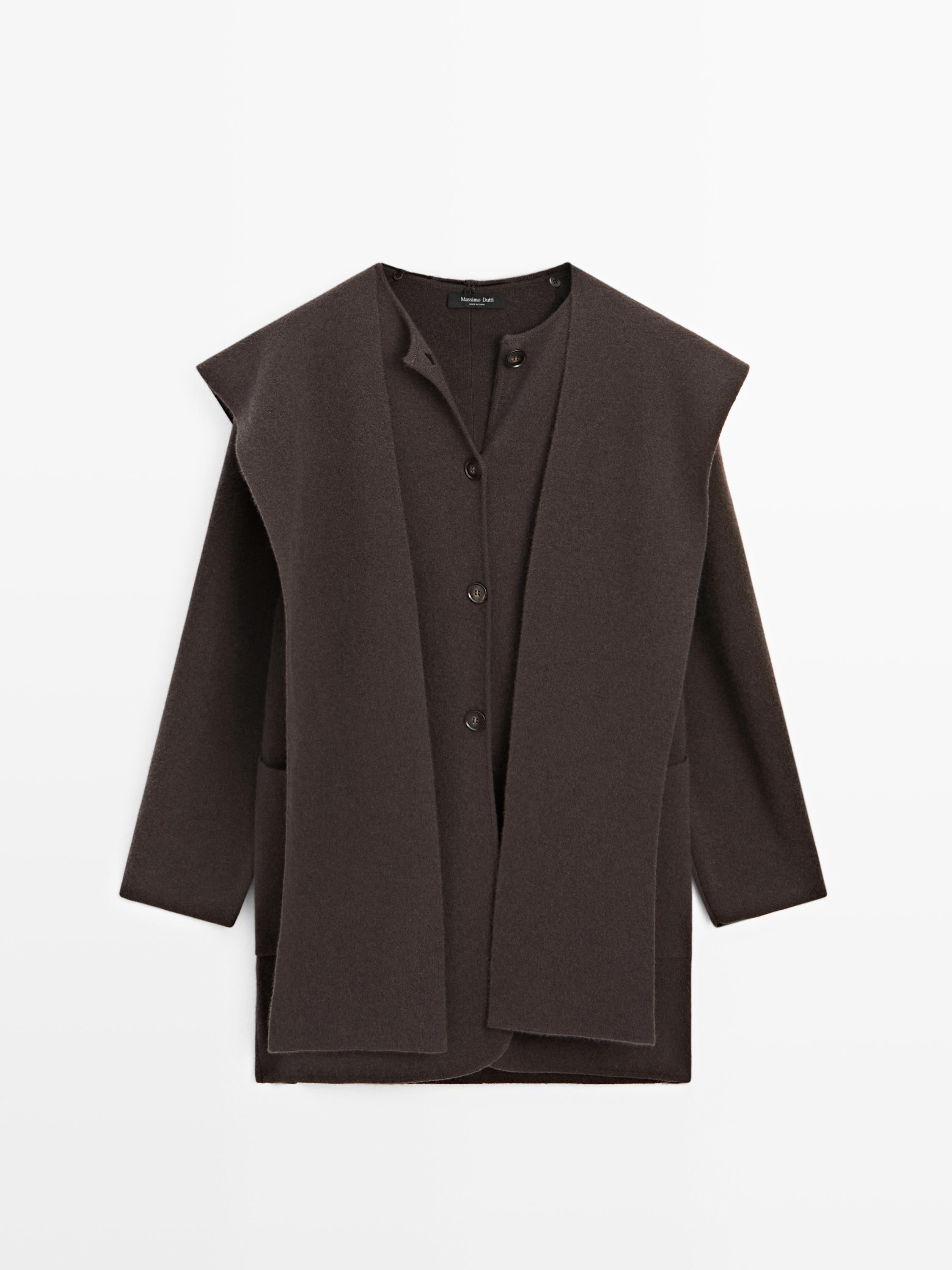 Lange Jacke mit Kapuze und Schal | Massimo Dutti DE