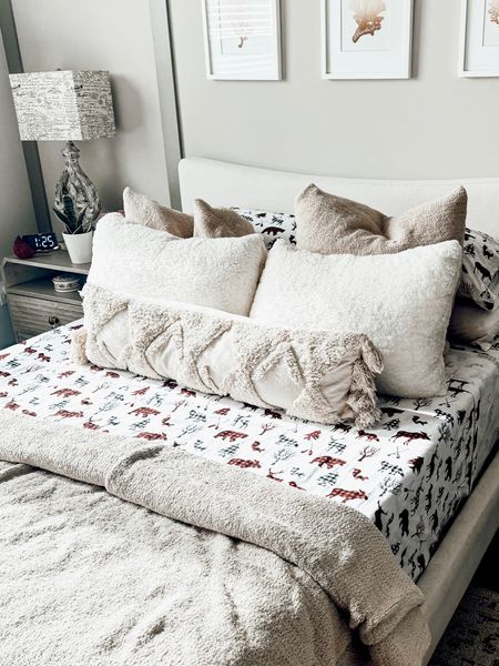 Winter flannel sheet set. Bedroom decor. Bedding  

#LTKMostLoved #LTKhome #LTKstyletip