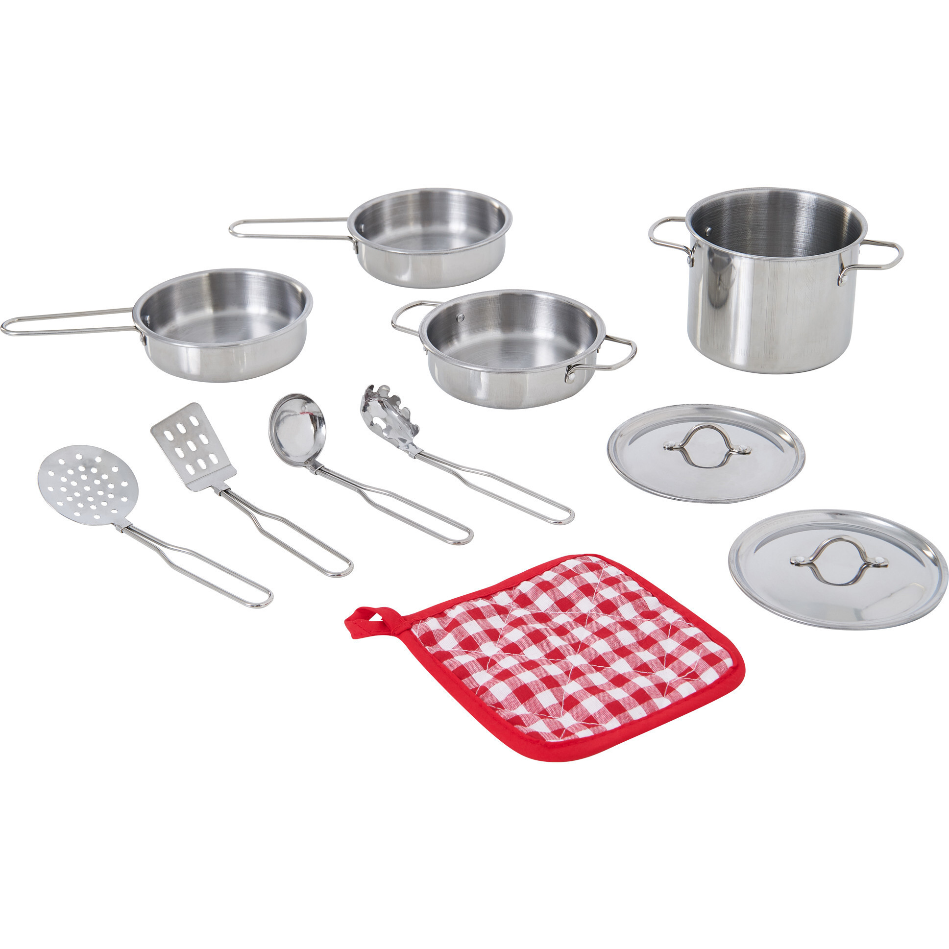 Little Chef Frankfurt Stainless Steel Cooking Accessory Set | Maisonette