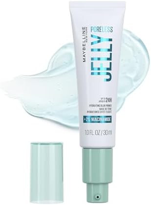 Maybelline Poreless Jelly Primer, Hydrating, Blurring Makeup Primer with 2% Niacinamide For Up To... | Amazon (US)