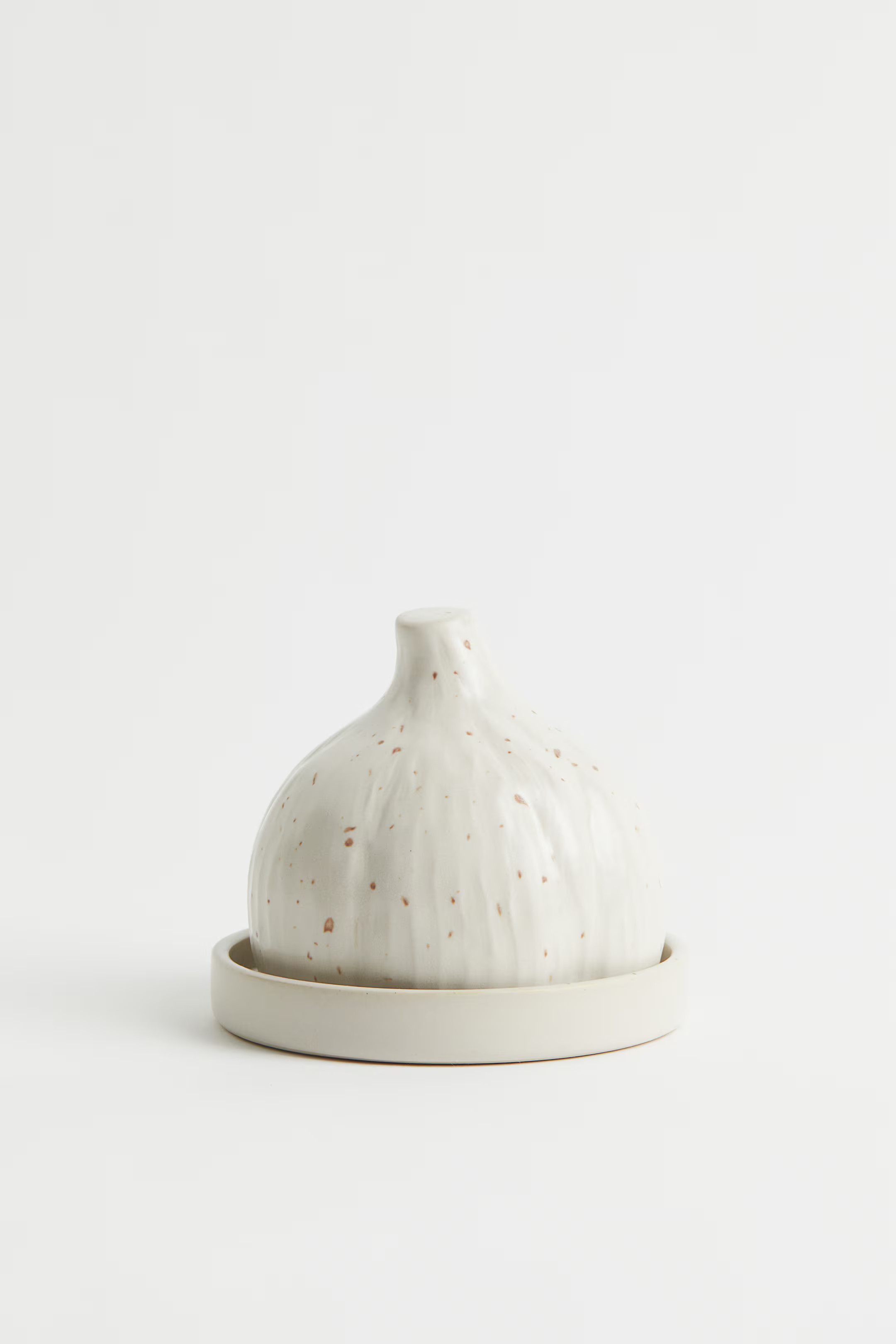 Garlic dome and saucer - Light beige - Home All | H&M GB | H&M (UK, MY, IN, SG, PH, TW, HK)