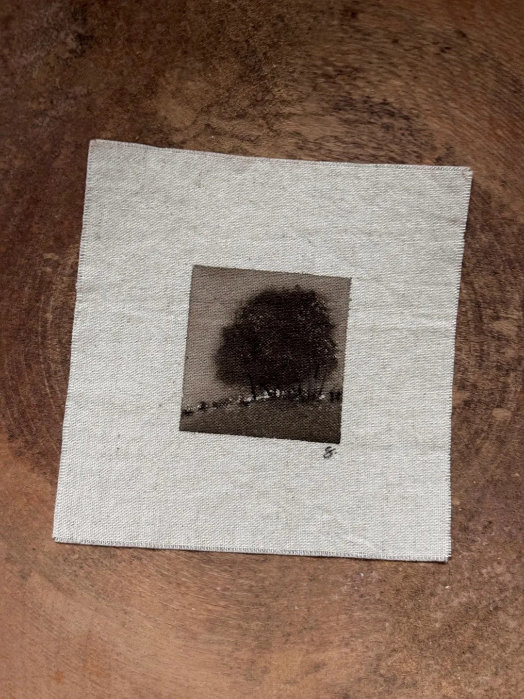 Art Linen, Watercolor Landscape, Moody Minimalist Artwork, Original by Sarah Grasso | Etsy (US)