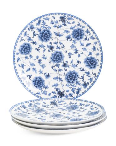 4pk Bone China Savannah Dinner Plates | TJ Maxx