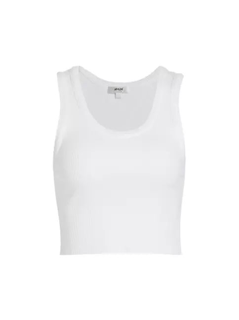 Agolde Cropped Poppy Tank | Saks Fifth Avenue