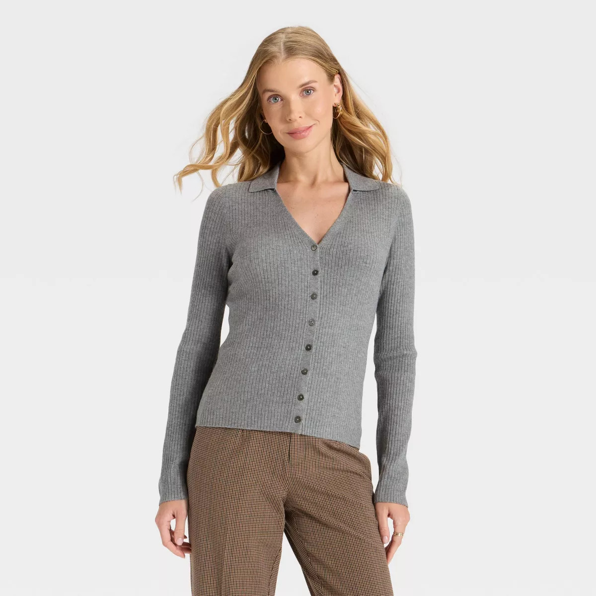 Women's Ribbed Cardigan - A New Day™ | Target