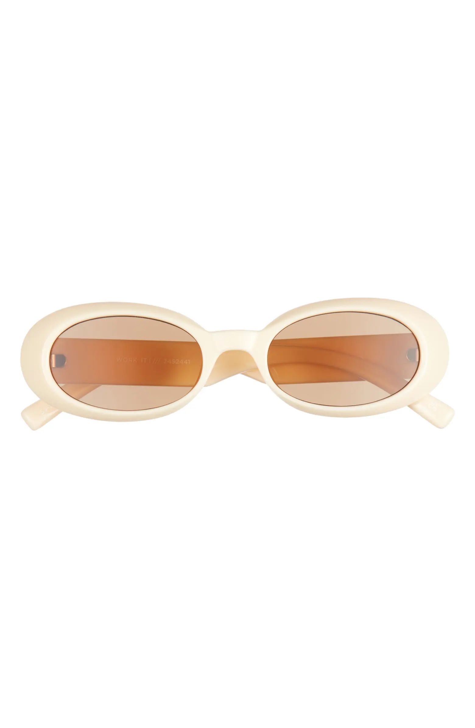 Le Specs Work It 53mm Oval Sunglasses | Nordstrom | Nordstrom
