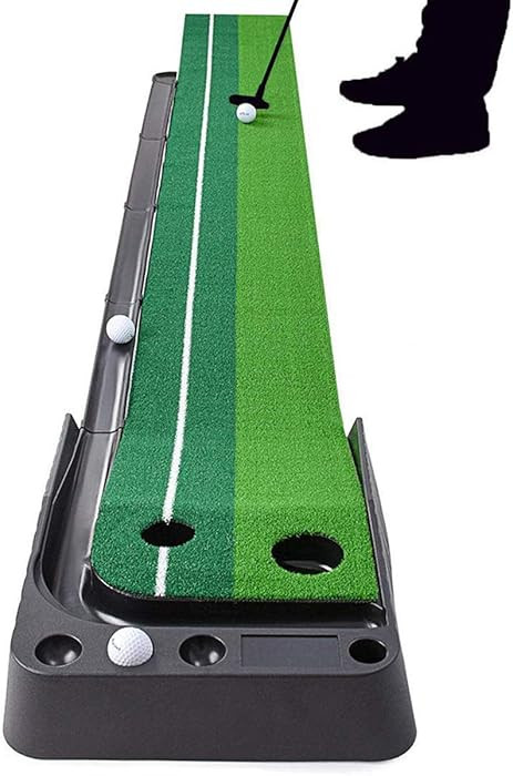 Golf Putting Mat Indoor, Golf Putting Green Outdoor 10ft, Portable Golf Trainer Practice Putting ... | Amazon (US)