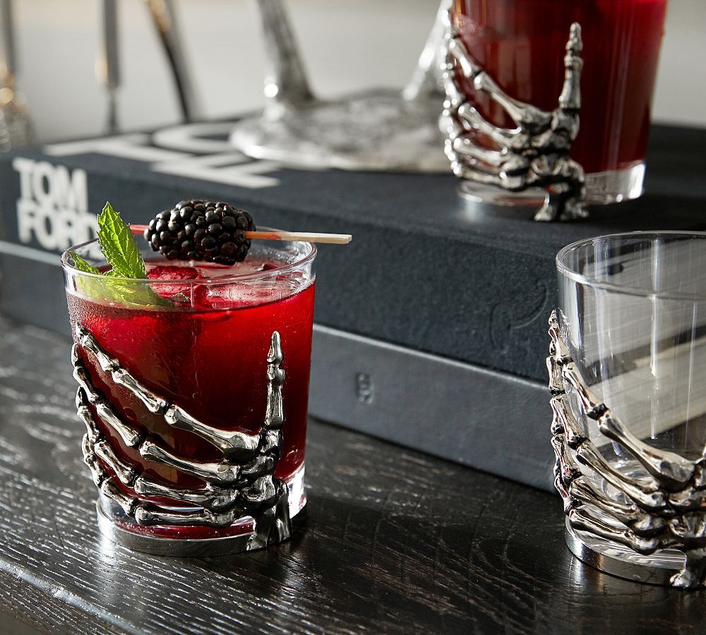 Skeleton Double Old Fashioned Glass | Pottery Barn (US)
