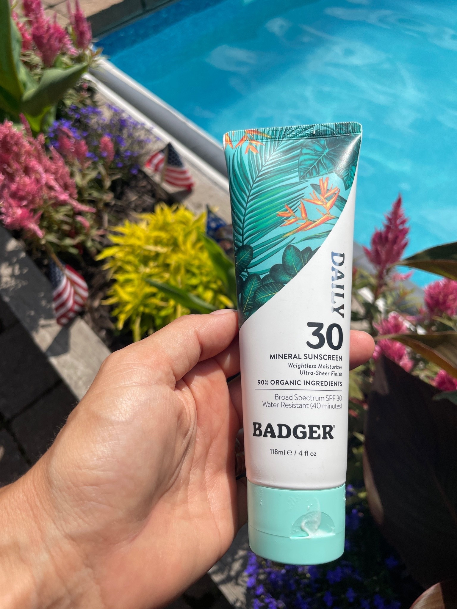 Badger Sunscreen is made with simple ingredients, mineral-based SPF, and doesn’t leave you looking like a white ghost.