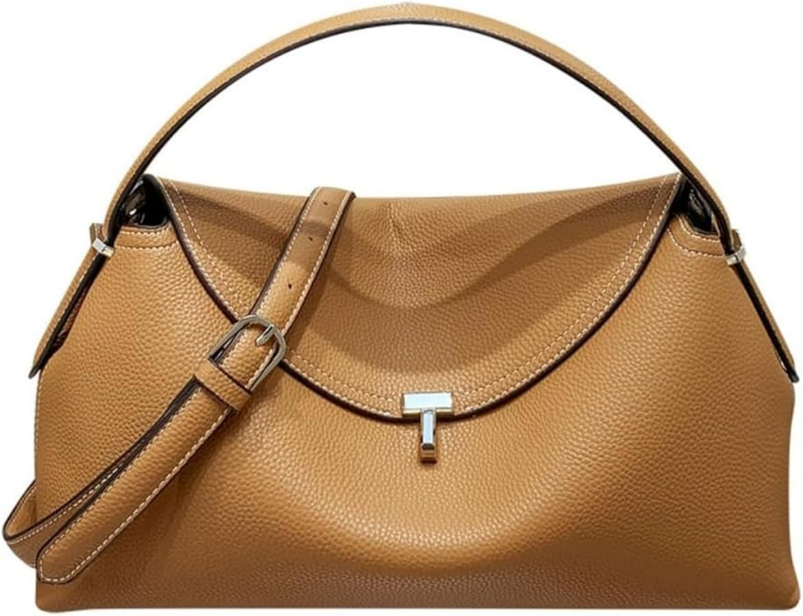 Woman Handbag Luxury Leather Underarm Shoulder Casual Tote Lady Soft Bucket Bag | Amazon (US)