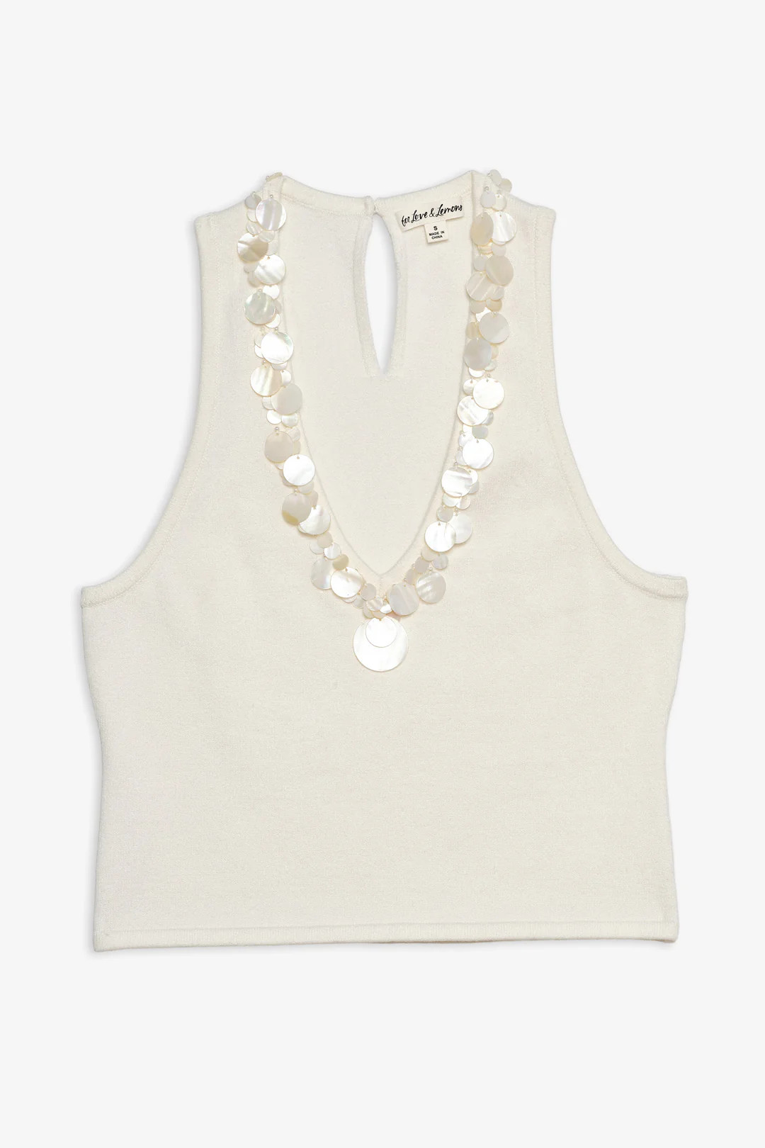 Seashell Knit Top | For Love & Lemons